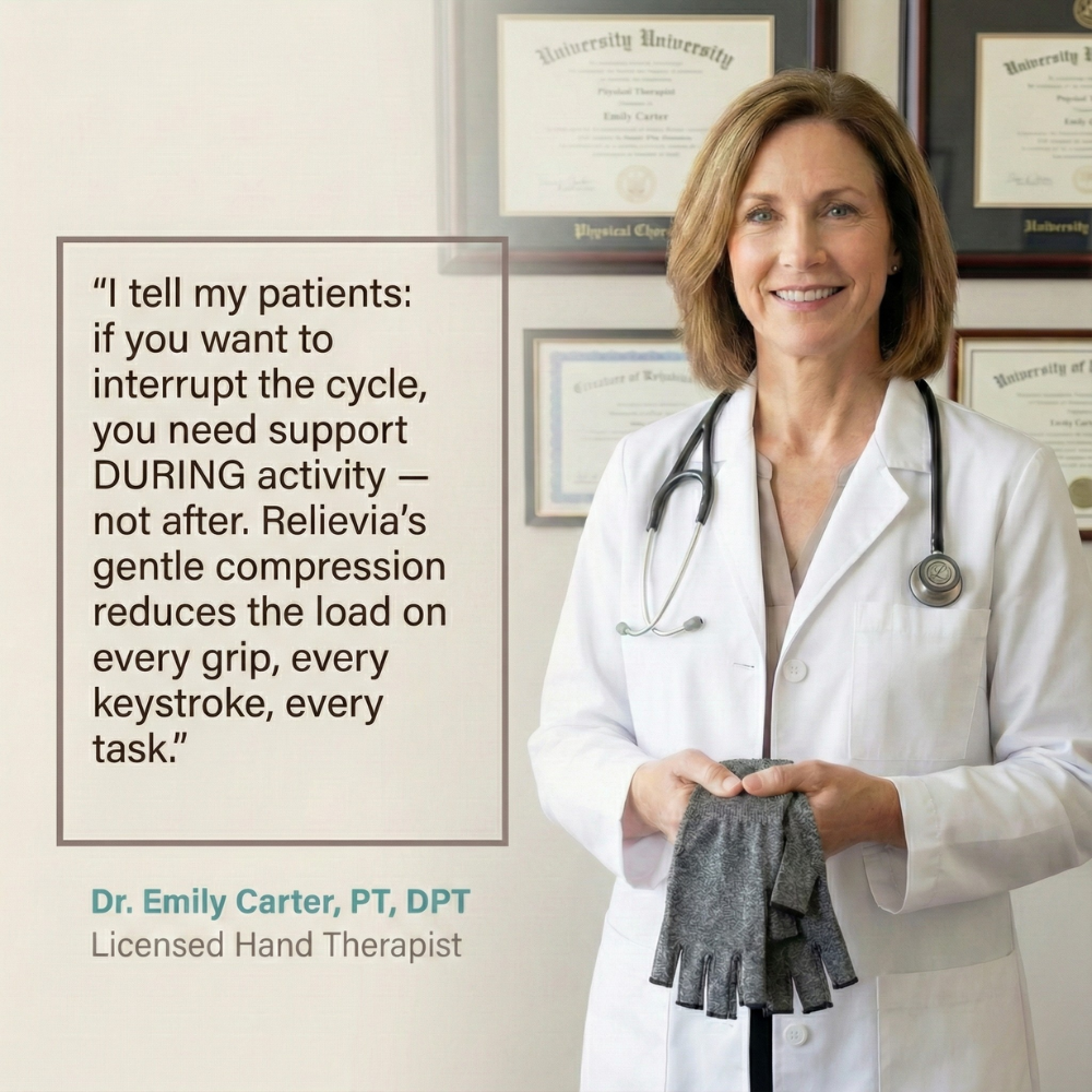 Relievia - All Day Support Compression Gloves