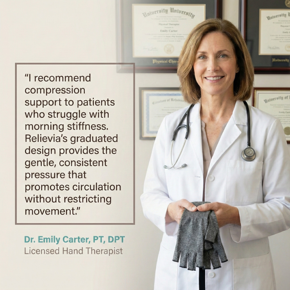 Relievia - Night Recovery Compression Gloves