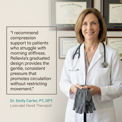 Relievia - Night Recovery Compression Gloves