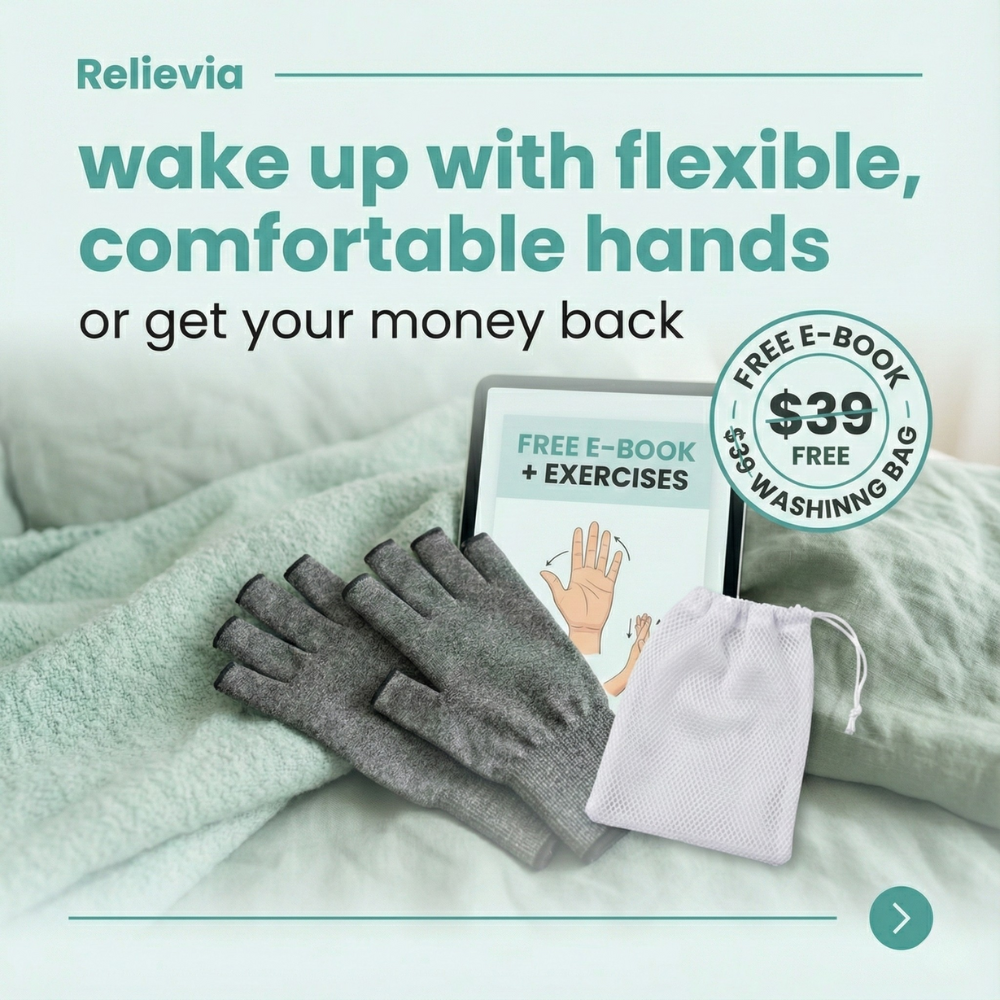 Relievia - Night Recovery Compression Gloves