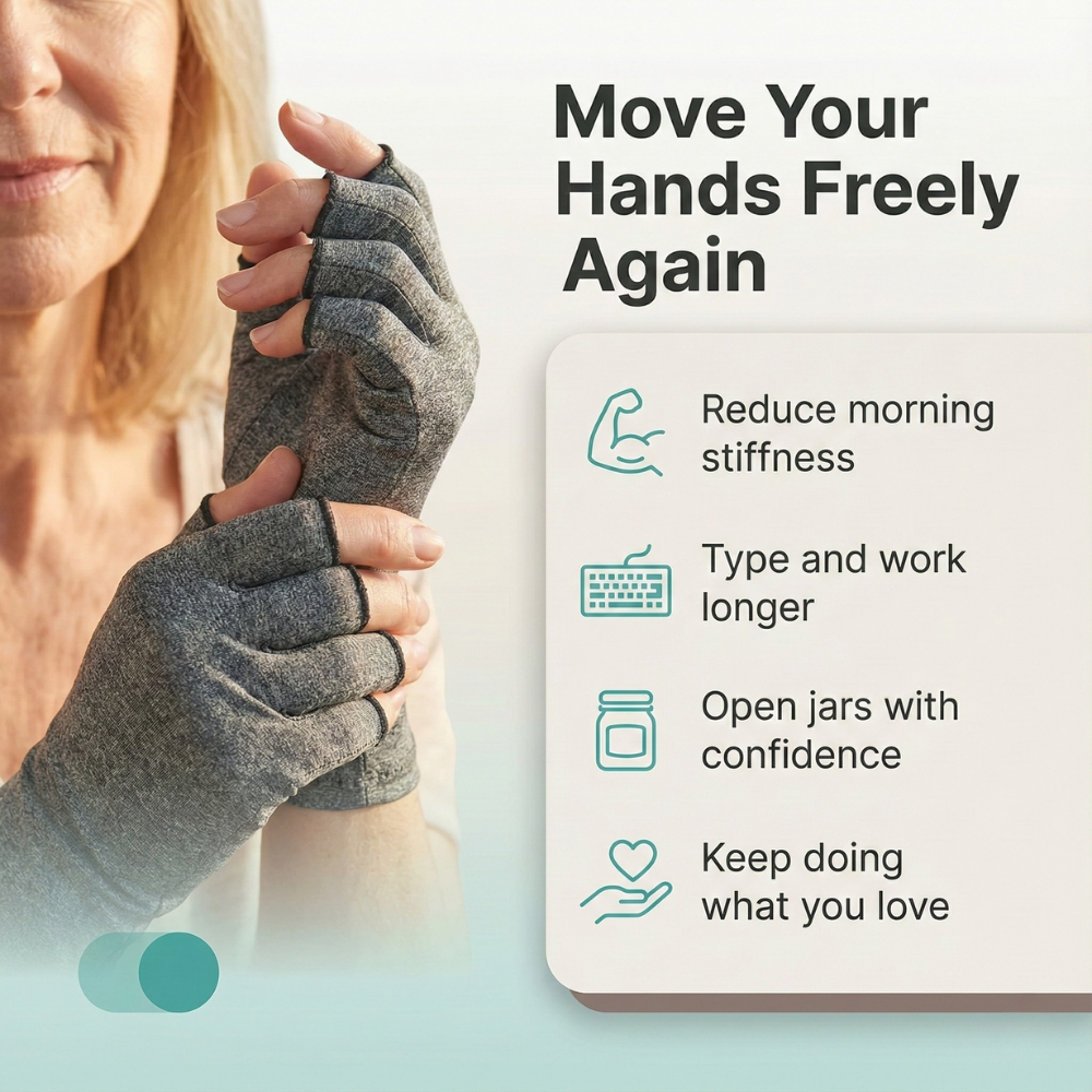 Relievia - Night Recovery Compression Gloves