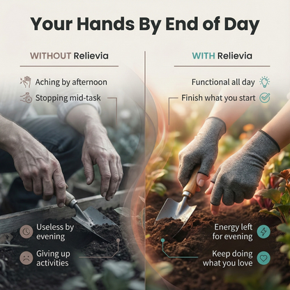 Relievia - All Day Support Compression Gloves