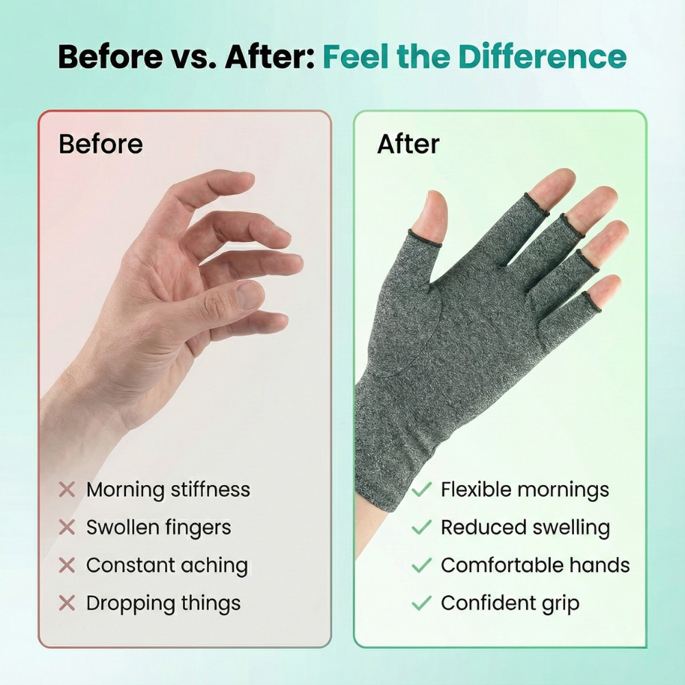 Relievia - Night Recovery Compression Gloves